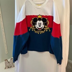 Colorblock Mickey Mouse Sweatshirt